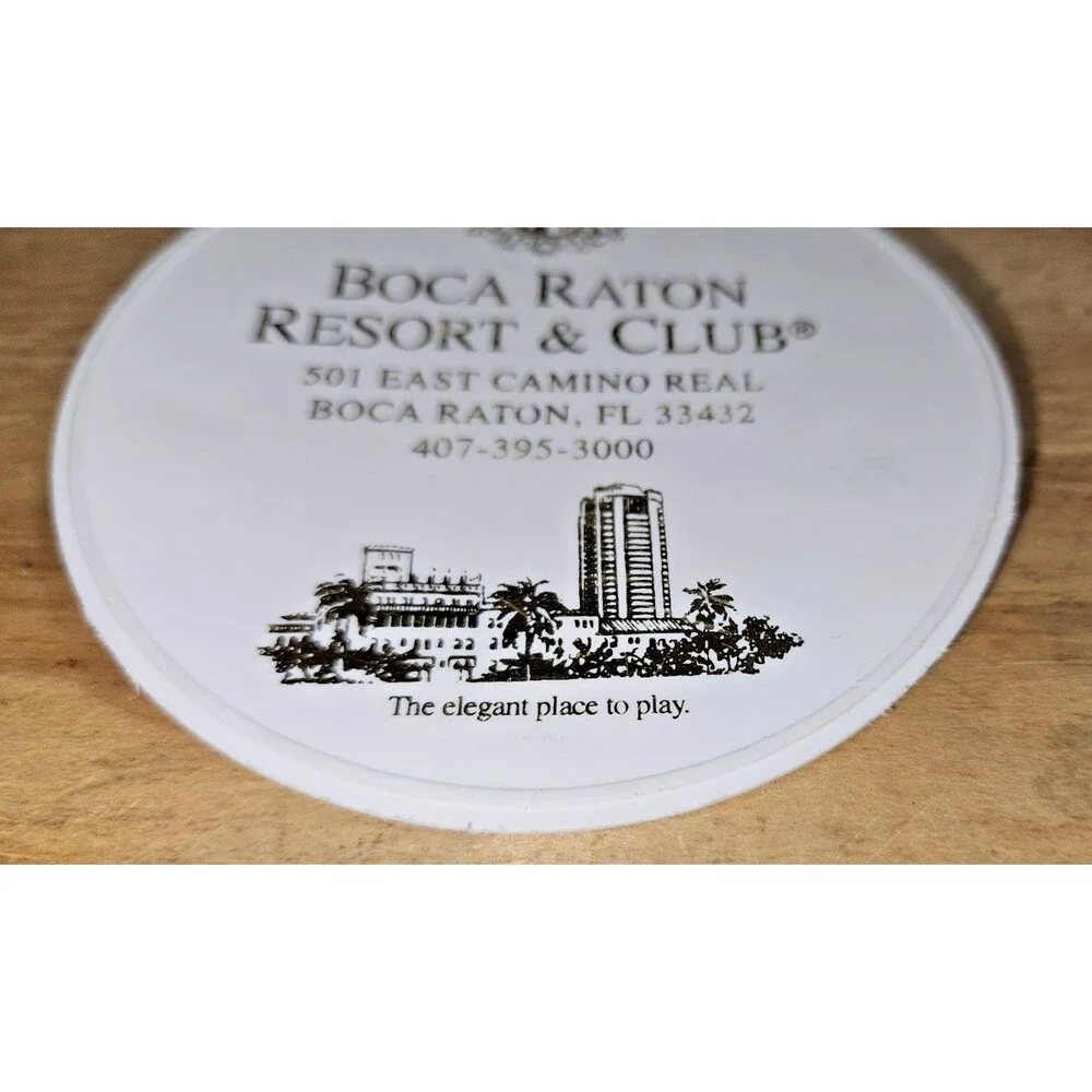 VTG 1998 PGA BOCA RATON RESORT CLUB golf bag tag country club course FLORIDA